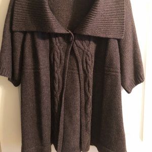 💗Brown Open Cardigan